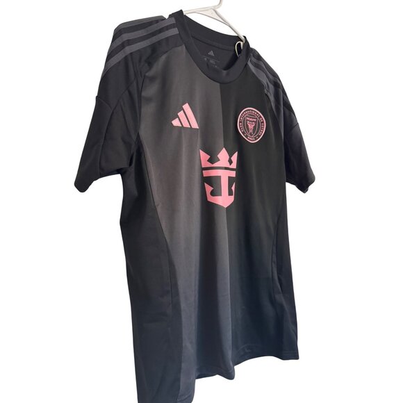 MLS Messi Soccer Jersey NWT ADIDAS Size Medium Slim Fit Black Pink Away Jersey $ - Picture 14 of 14